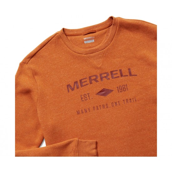 Merrell ☆ Homme Est 1981 Wordmark Crewneck Pullover moins cher